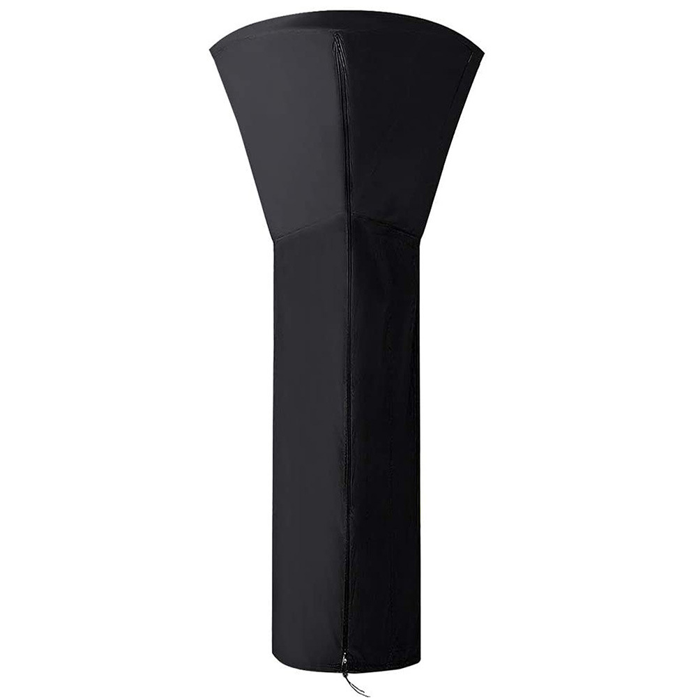 Copertura per riscaldatore: elegante forma di ombrello nero, perfetta per il riscaldamento esterno e l'attrezzatura per bambini. Fonte d'aria impermeabile in tessuto Oxford alla moda