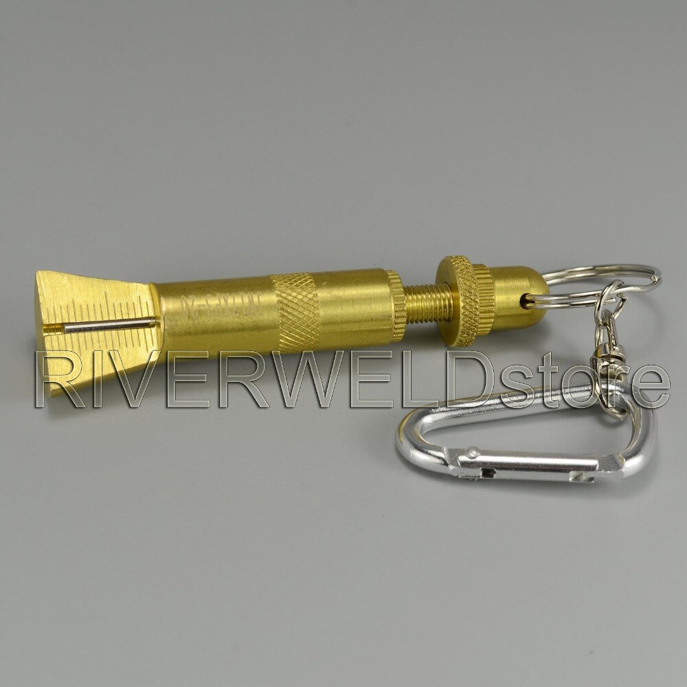 Tungsten Stick-out Gauge for 0.02'' - 5/64'' (0.5mm - 2.0mm) Tungsten, 1pk