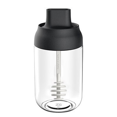 250Ml Spice Fles Zout Peper Pot Kruiden Jar Vochtbestendige Deksel Lepel Kruiden Container Keuken Kruiden Fles JU31805: B