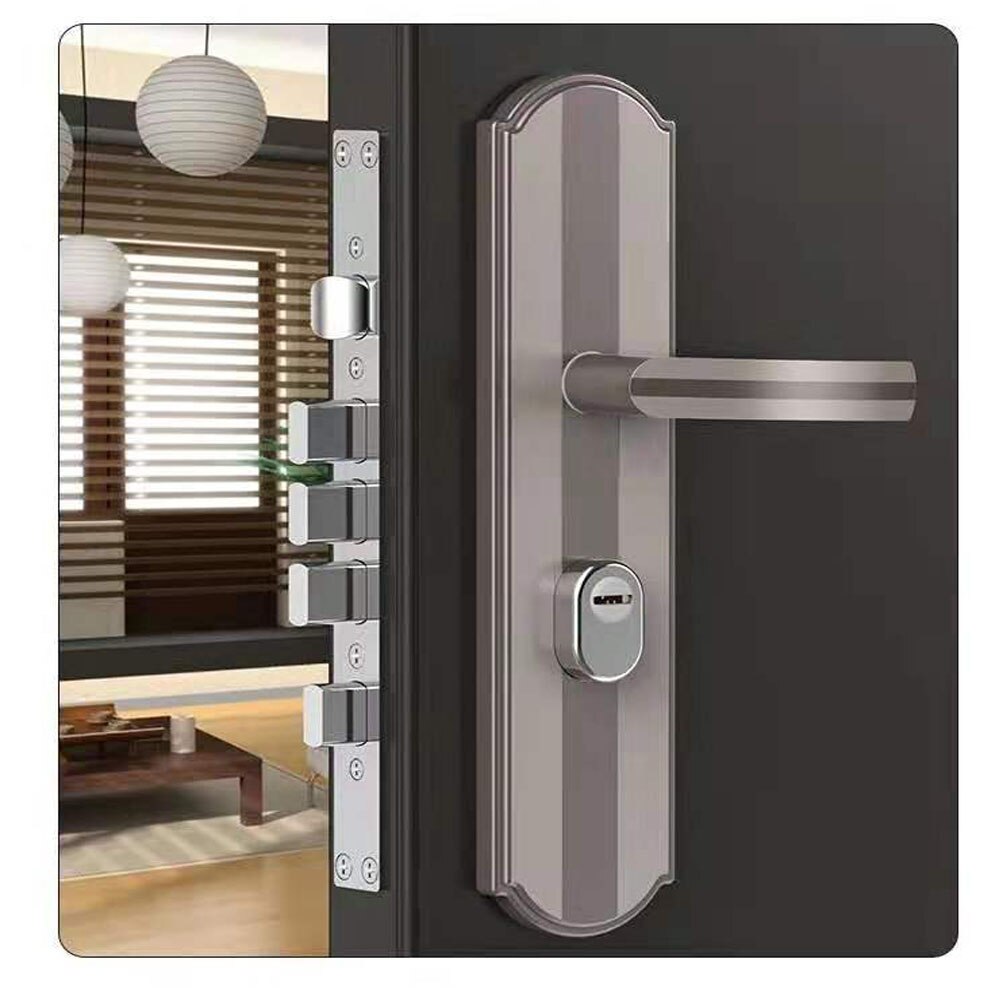 Universal Security Door Handle Aluminium Alloy Door Handle Thickened Panel Handle Door Lock fittings Household Hardware