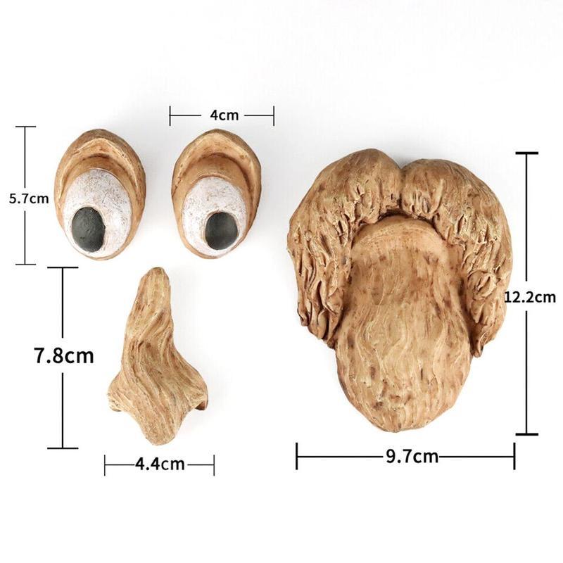 Old Man Tree Hugger Garden Art Outdoor Tree Funny Old Man Face Garden Sculpture Decoration Face Tree Whimsical Funning S6j3