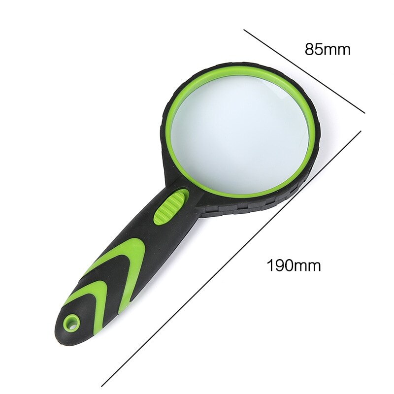 10X Vergrootglas Met Led-verlichting Handheld Handloep Voor Senioren Kids Vergrootglas Met Licht Lezen Vergrootglas
