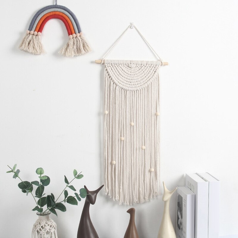 Dream Catcher Kinderkamer Decoratie Macrame Opknoping Wandtapijten Boho Chic Meisjes Decor Kamer Muur Opknoping Wandtapijten Voor Tiener