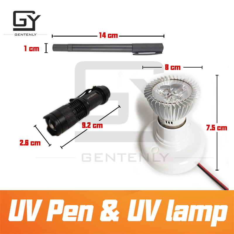 Stylo UV magique pour Escape game, lampe UV, lampe violette, pour jeu d'aventure, stylo à eau pour puzzle, takagisme réel