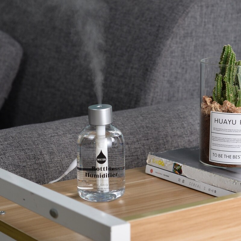 300ml USB Ultrasonic Humidifier Car Home Office Mini Aroma vehicle Air Purifier Aroma Diffuser Mist Maker