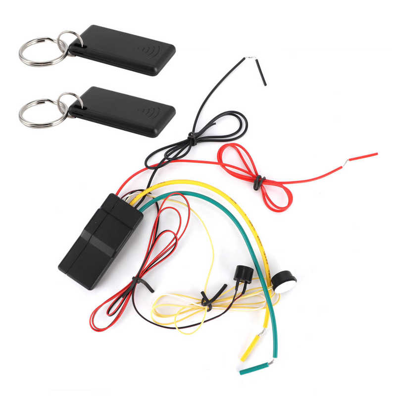 2.4GHZ Engine Immobilizer Anti-Hijacking Alarm System Intelligent Circuit Cut Off Universal for DC12V Vehicles