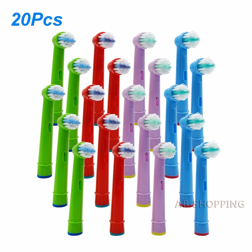 20pcs Electric Kids Children ToothBrush Heads For Oral B EB10A ProHealth Stages Interclean