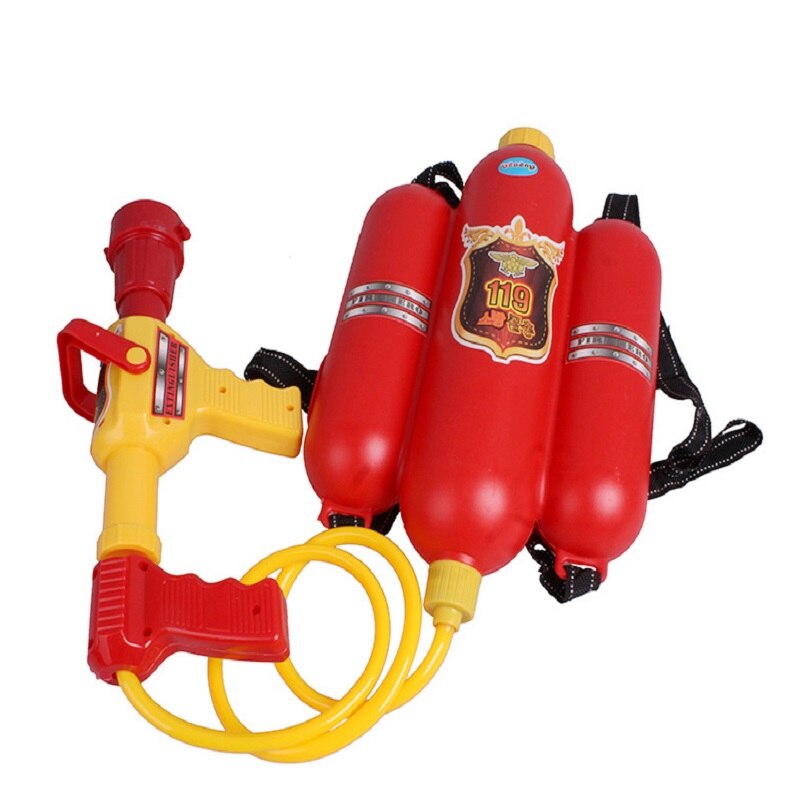 Børn brandmand sprøjte legetøj rygsæk strand lege vand sommer strand vand fest favoriserer legetøj