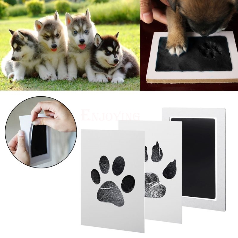 1 Juego de estampado a mano y huellas de bebé, almohadillas de tinta con estampado de huella, Kits de tinta para bebés y Mascotas