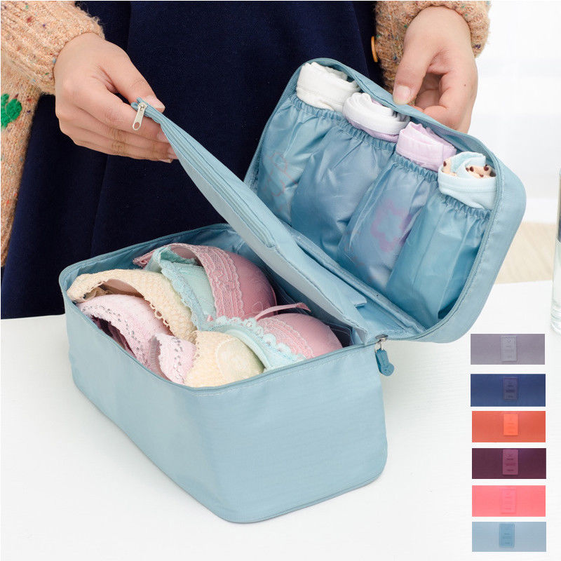 Maksimum leverandør oxford rejse opbevaringspose bh undertøj taske organisator boks toiletartikler kosmetik etui