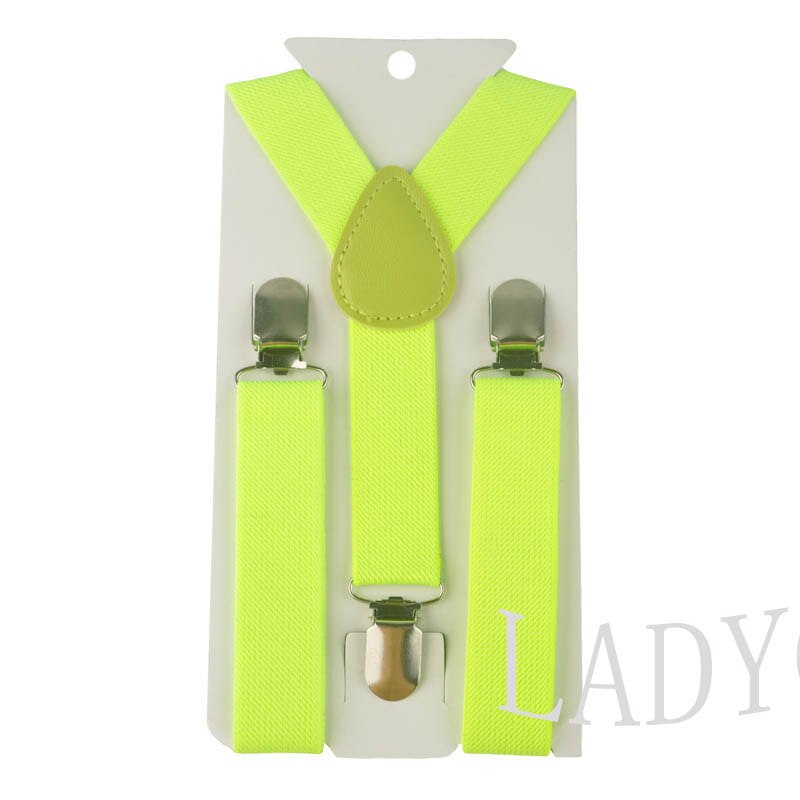 Soild Color Children Belt Baby Boys Girls Suspenders Clip-on Y-Back Braces Elastic Kids Adjustable suspenders suspenders: a21