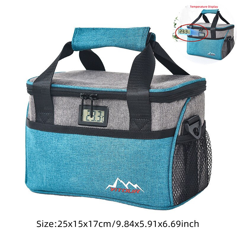 Large Capacity Cooler Bags Oxford Lunch Box Drink Beer Ice Pack Travel Picnic Backpack Thermal Food Bag Carrier: M S  (5L)