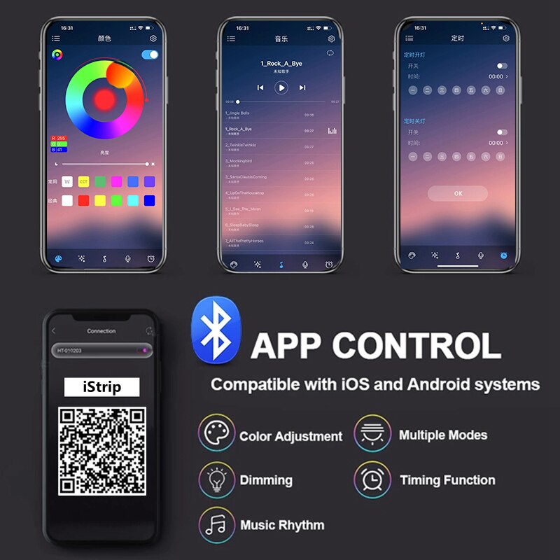 Smart Bluetooth Sunset Projection Lamp Sunset Projector Night Light APP Remote Led Lights for Room Decoration Photography