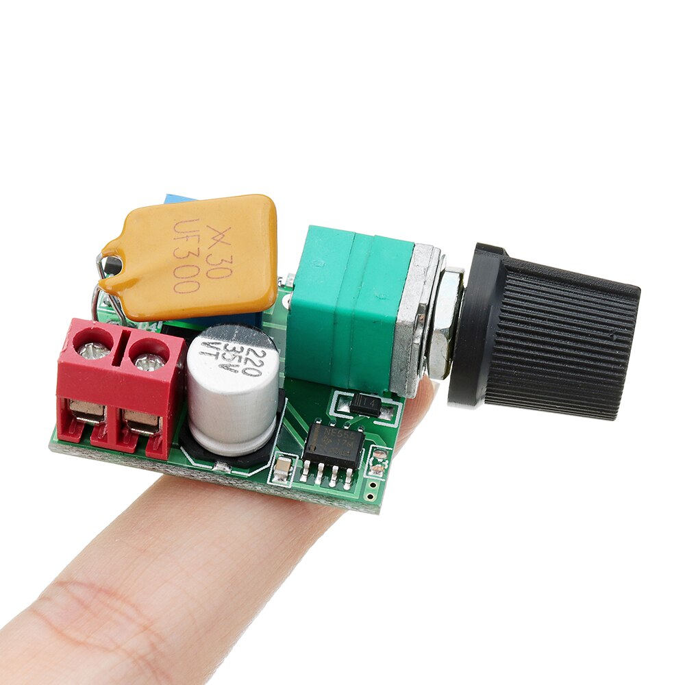 DC 5V To 35V 5A Mini Motor PWM Speed Controller Small LED Dimmer Speed Switch Governor