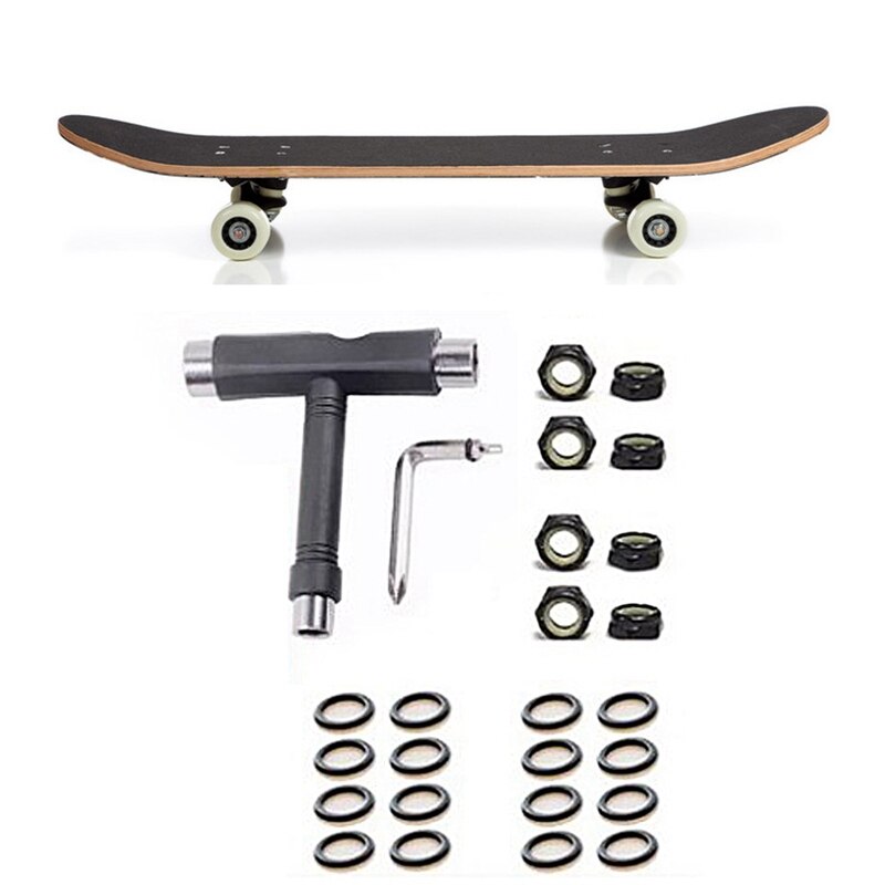 Professionele All-In-One T-Type Skate Tool Schroevendraaier Socket Multi-Functionele Skateboard Aanpassen T-tool Skateboard Accessoires