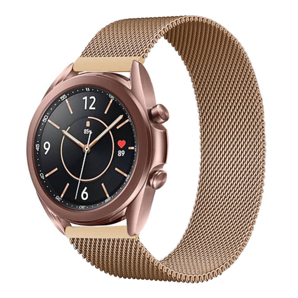 Correa Milanese Loop para Amazfit Bip S, correa de acero inoxidable para Samsung galaxy watch, 46mm gear s3, 20mm, 22mm, 18mm, 24mm, 23mm