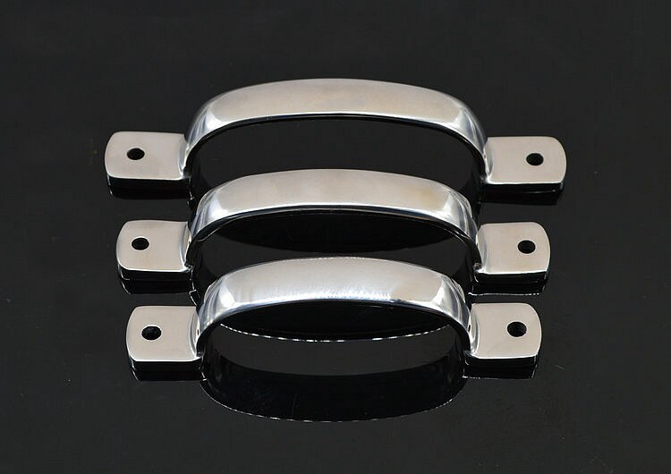 Thickening 304 Stainless Steel Surface Mounted Handle Anti-theft Door Mechanical Equipment Industrial Small Door Handle