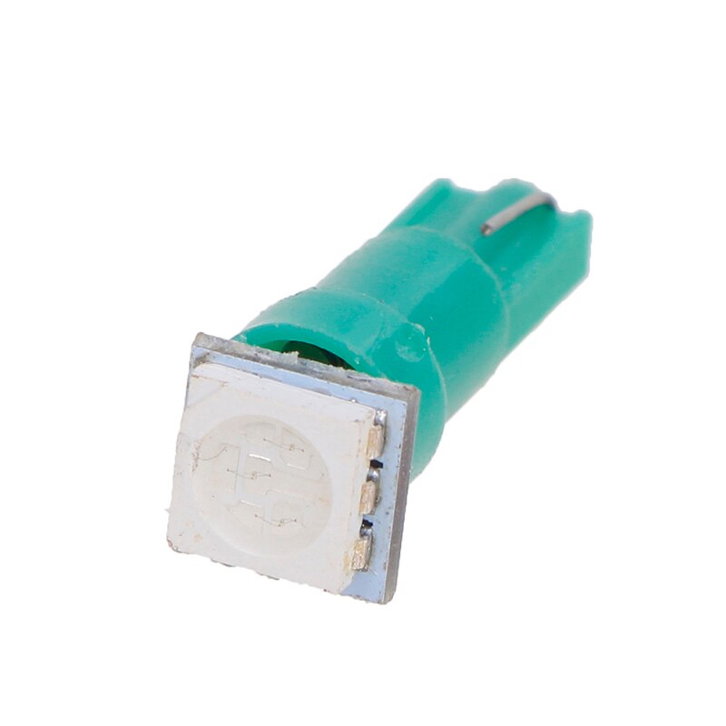 Bombillas de luz LED para salpicadero de coche, lámpara de calibre de 12V CC, T5 5050, 10 piezas