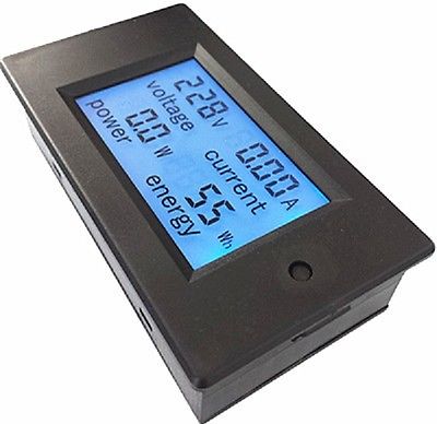 80V to 220 V AC multifunction power meter monitor ammeter power meter 100A