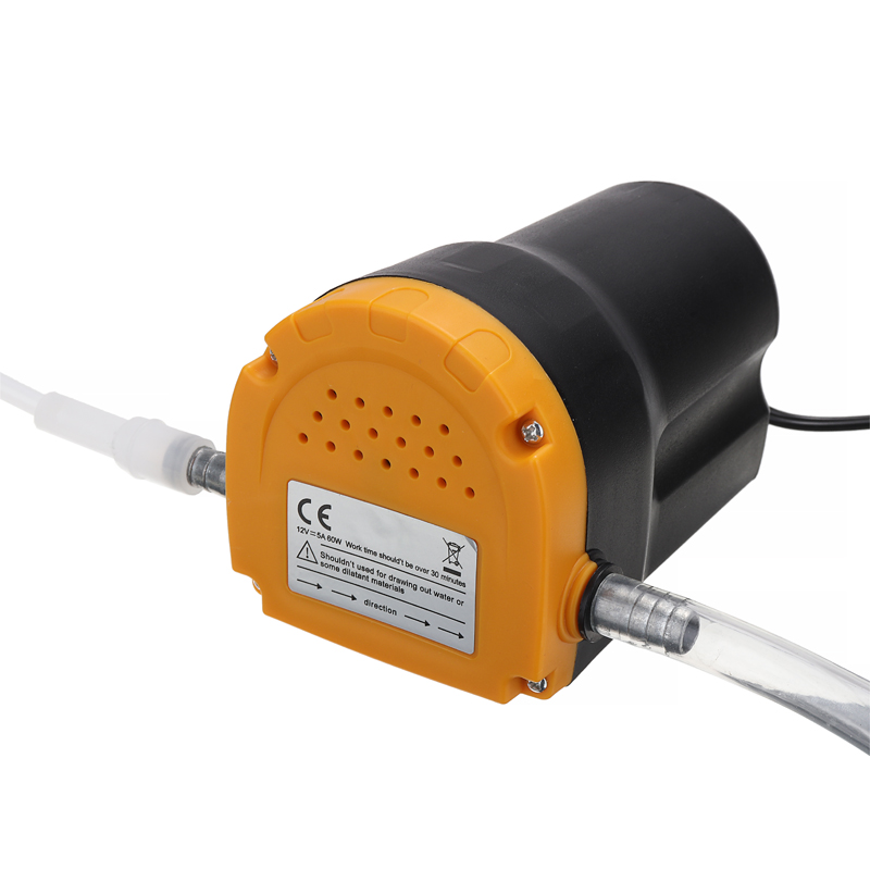 Universal 12/24V 60W Oil Crude Oil Fluid Sump Extractor Scavenge Exchange Transfer Pump Suction Transfer Pump + Tubes