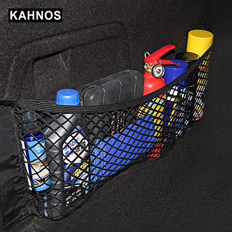 Filet à ficelle élastique pour siège arrière | Accessoires de voiture universels pour le coffre arrière de la voiture