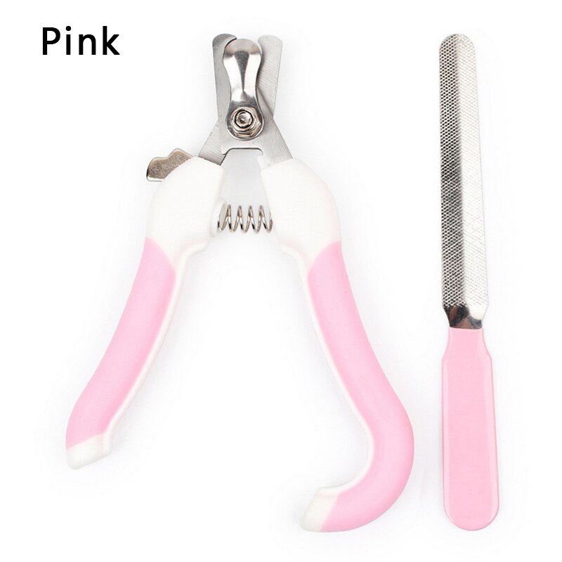 Image showcasing 2pcs/set Pet Nail Clipper with Grinder Dog Cat Paw... – Grandado