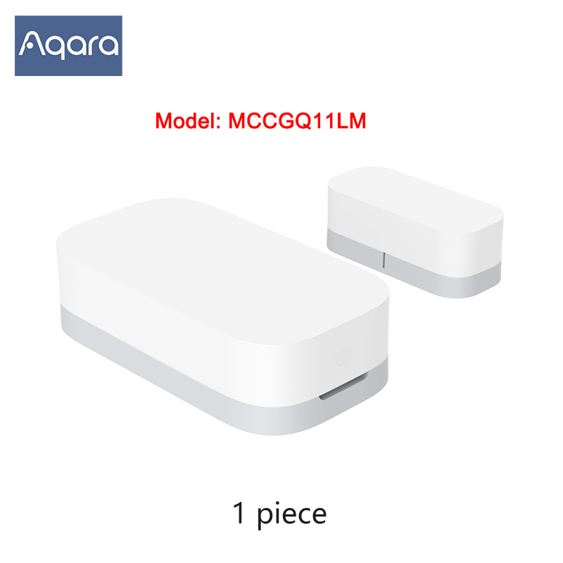 Original aqara dørsensor mijia smart home kit zigbee function mi home app kontrol alarm dør vindue sensor gateway hub: 1 stk. dørsensor