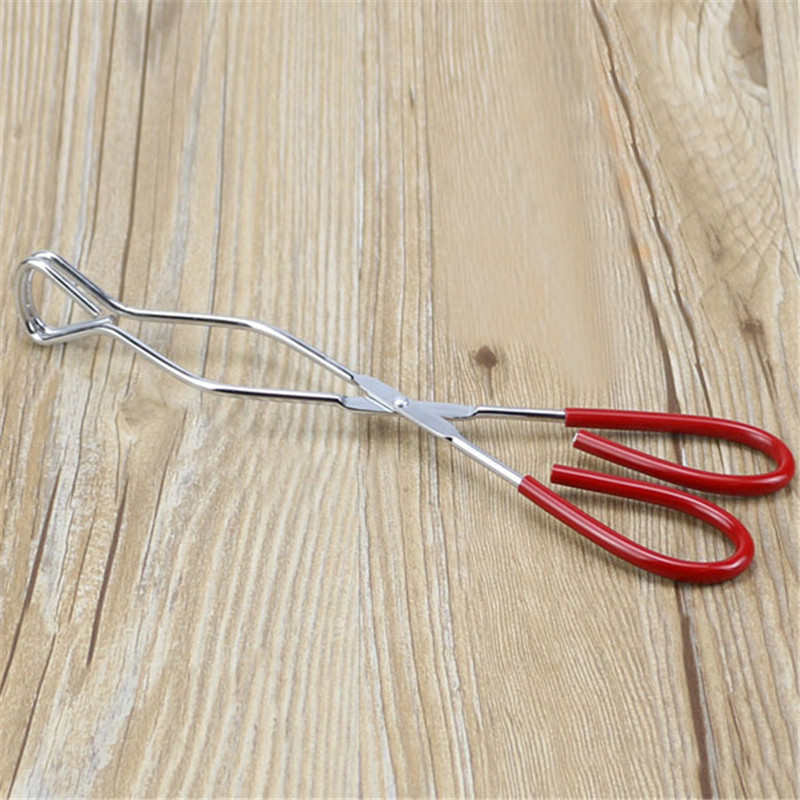 Stainless Steel Grill BBQ Extra-Long Scissor Tong Tongs Barbecue Grilling Tool