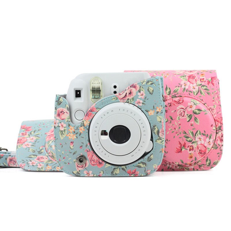 Voor Fujifilm Instax Mini 8 9 Camera Protector Canvas Pouch Instant Film Camera Accessoires, Schouderriem Camera Tas