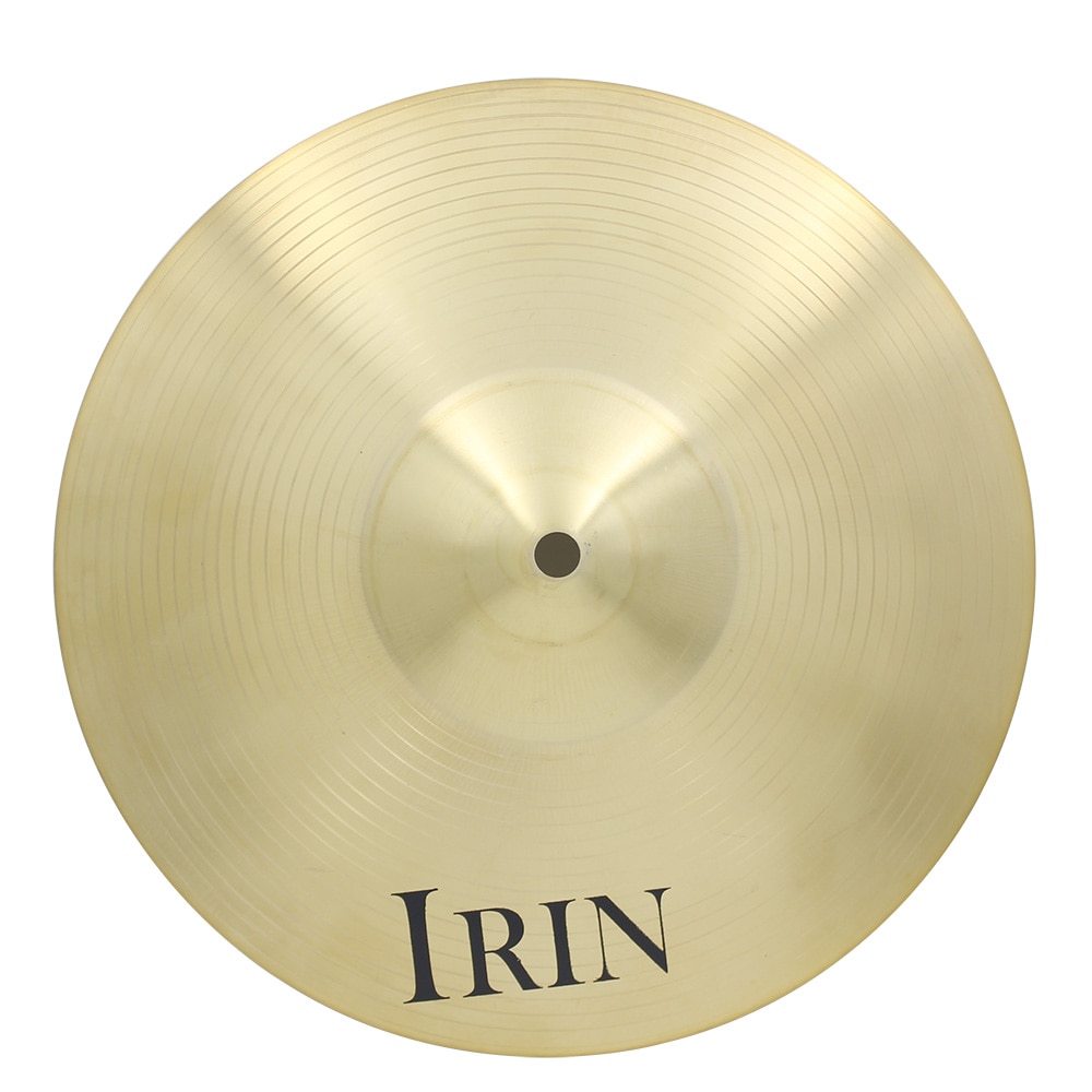 IRIN Brass Cymbals 12 Inch / 14 Inch / 16 Inch Alloy Crash Hi-Hat Cymbal Drum Percussion Instruments for Drums Set Kit