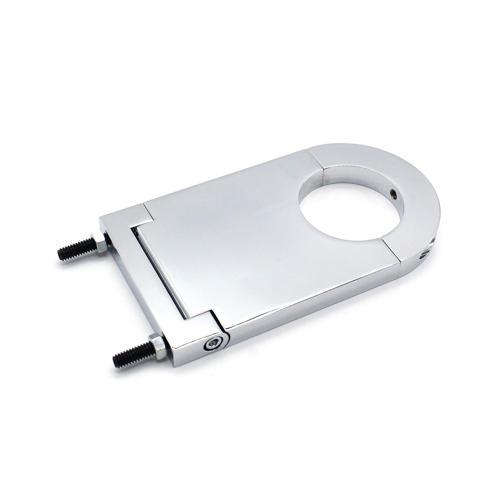 Universal Chrome Aluminum 4 1/2'' Steering Column Replacement For 2” Columns SBC BBC 350 Car Accessories