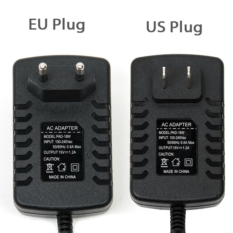 1 stk us /eu stik 18w 15v .2a ac vægoplader strømadapter til asus eee pad transformer  tf201 tf101 tf300 laptop