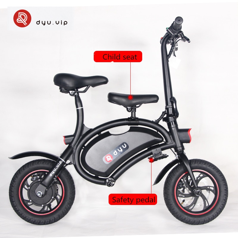 Dyu D1 Smart Vouwfiets Kinderzitje Pedaal