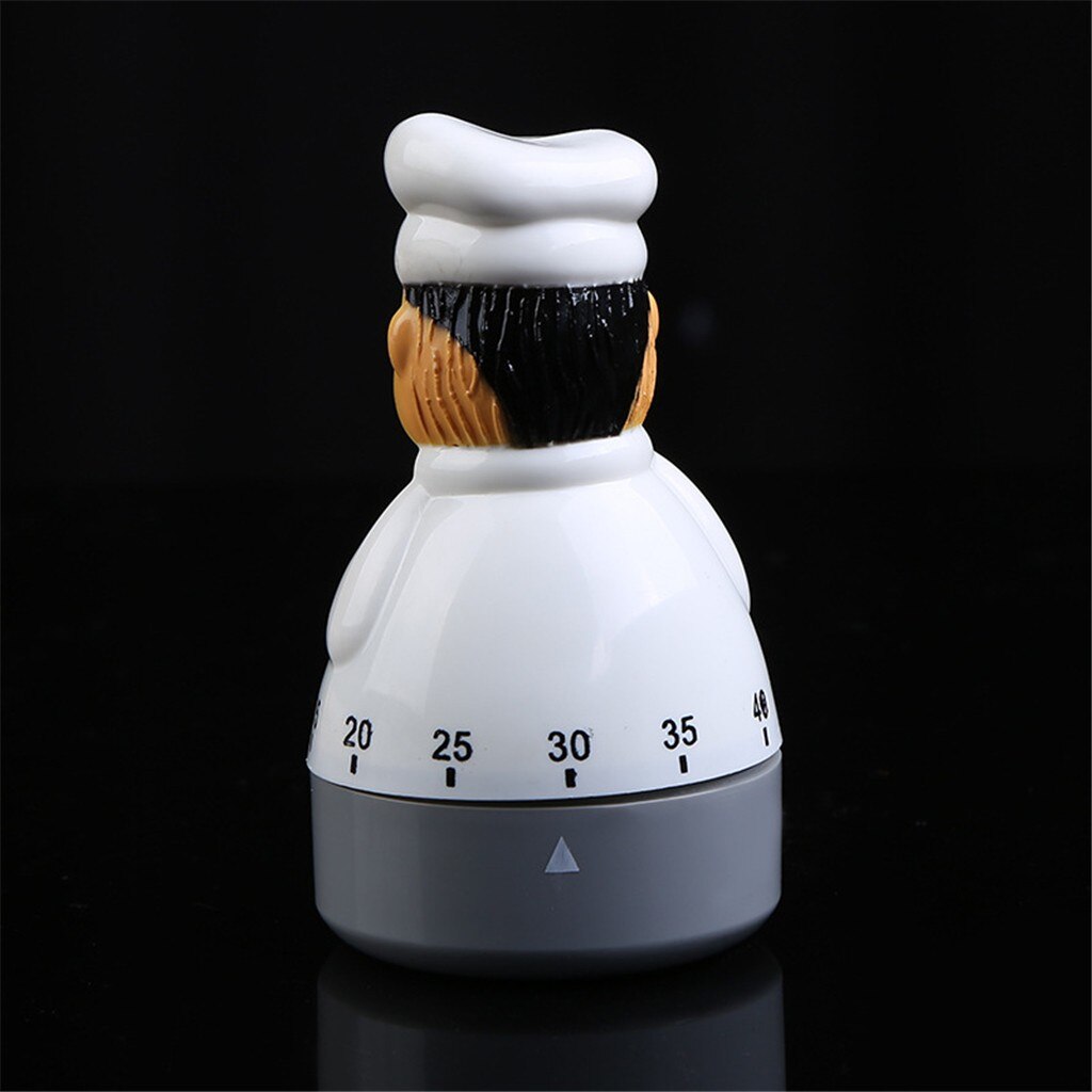 Cartoon Kitchen Timer Analogue Alarm Gadget Bell Time Kawaii Food Timer Cooking Chef Countdown Alarm Sleep Stopwatch Clock