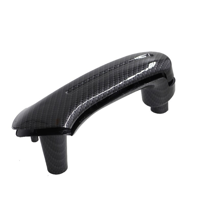 Manija de agarre de fibra de carbono para puerta de coche VW GOLF 4 PASSAT, manija de acceso para PANEL de puerta interior, color negro
