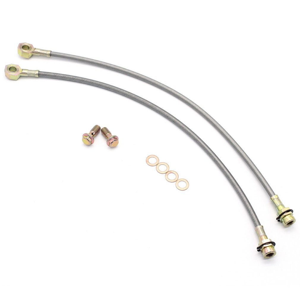 Hose Kit Braided Budget Stainless Steel Brake Hose Line Kit High Performance Car Accessory Replacement Part