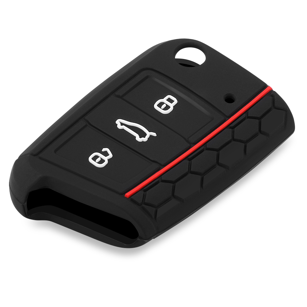 Silikoninen auton avainsuojus kuorikotelo volkswagen vw golf 7 mk7 skoda octavia  a7 istuimelle leon ibiza 3 auto-styling