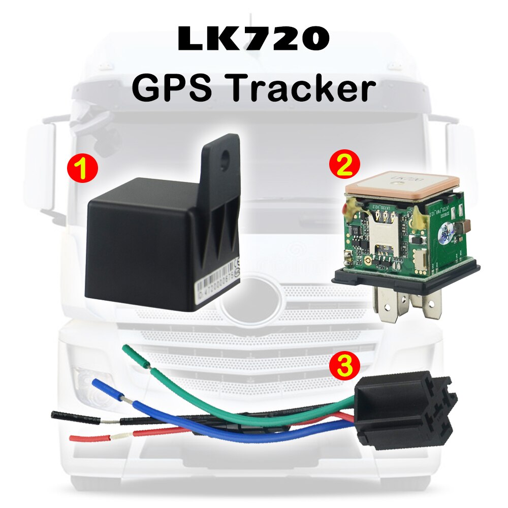 Gsm Locator Tracker-Apparaat Auto-Relais LK720 Gps Continue Positionering Gprs Timing Verslag Anti-Diefstal Cut En hervatten Olie Op Afstand