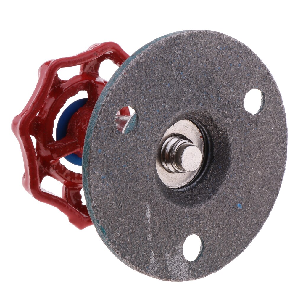 WALL DOOR HOME METAL STICKY HOOK HANGER HOLDER HAND WHEEL KEYS COAT HAT HOOK, INDUSTRIAL MULTI USES HOOKS: Green