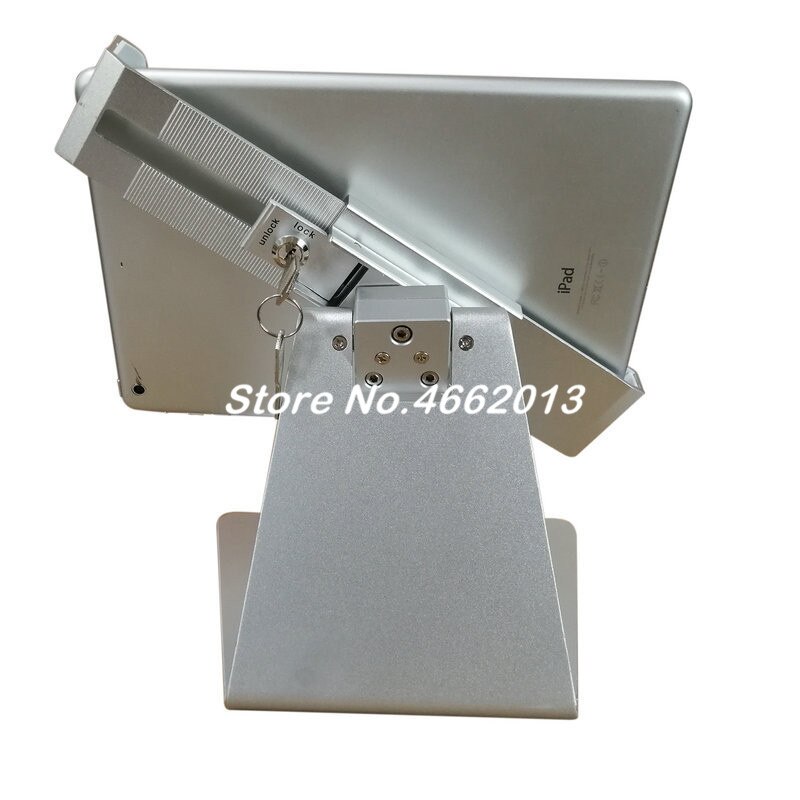 9.7-12.9 inch tablet security stand lock holder Android or Apple for desktop reversible brackets, can be resized
