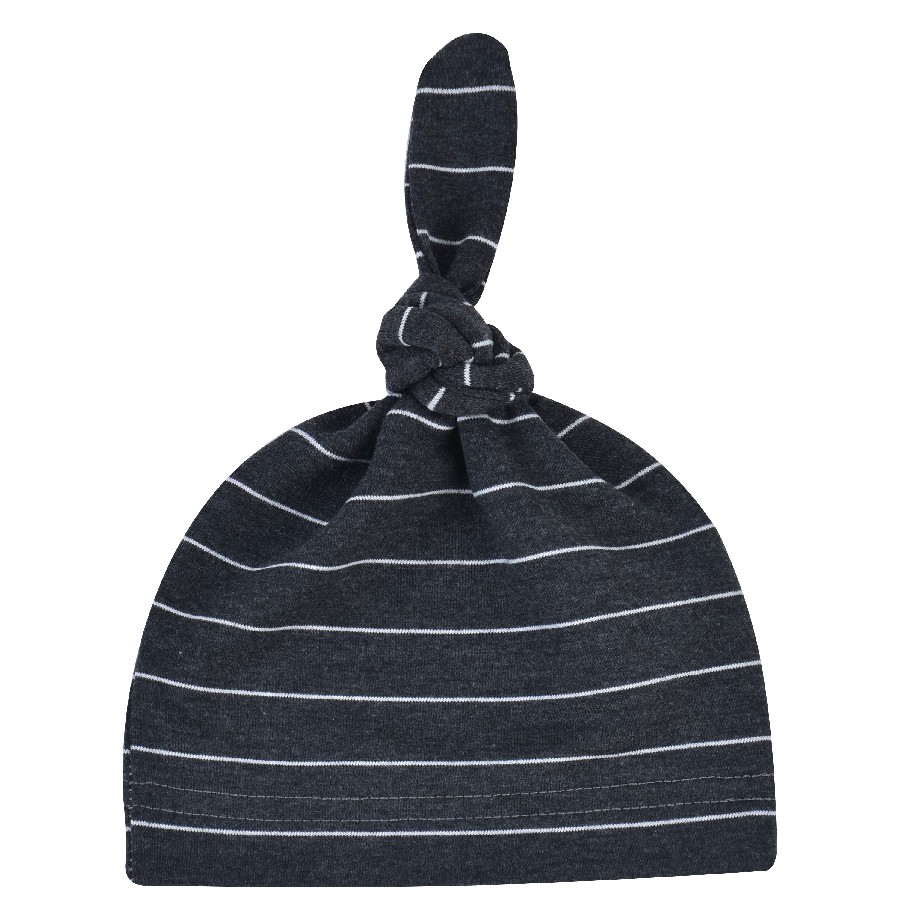 Gorros para bebé recién nacido, 100% algodón orgánico, suave, ajustable, con nudo, para niños de 0 a 3 años: MJ0022