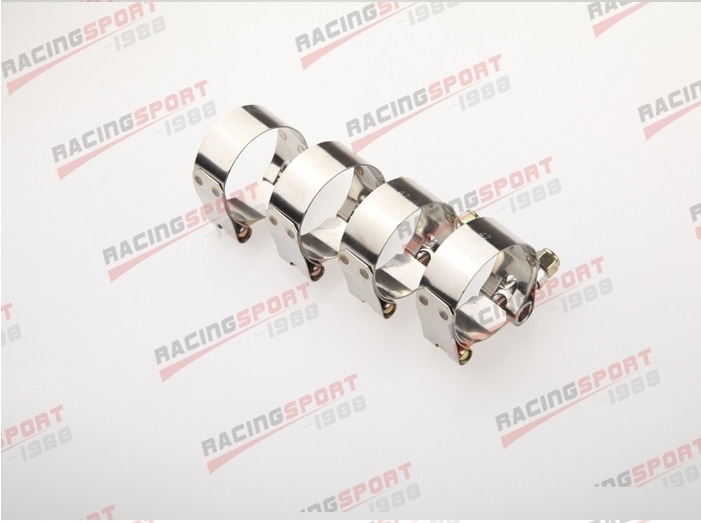 4x 1" inch Turbo Pipe Hose Coupler T-bolt Clamp Stainless Steel 31-36mm TCL-1