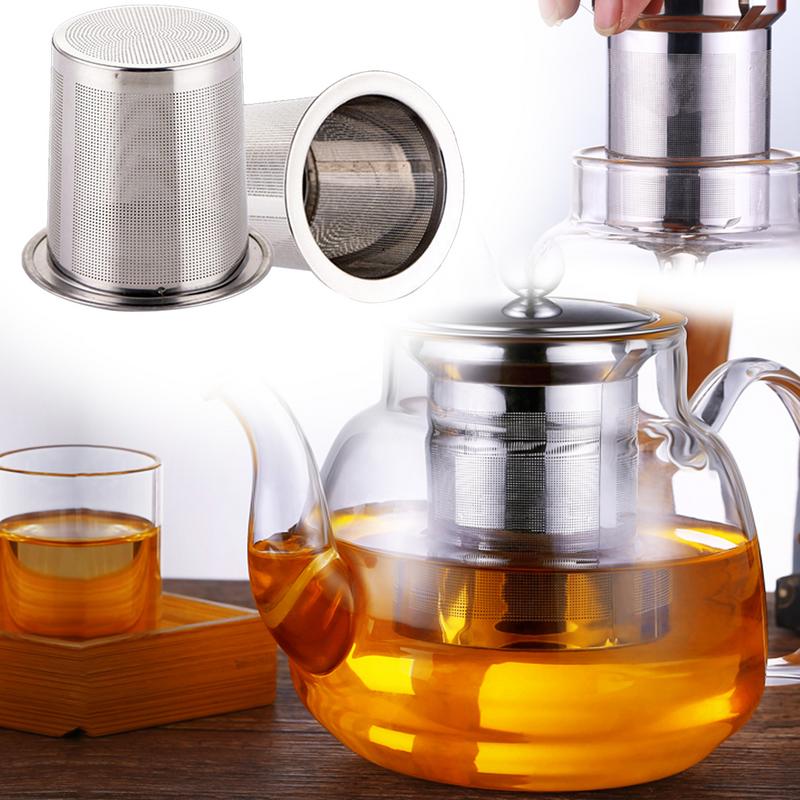 Stainless Steel Tea Strainer Teapot Tea Compartment Net Tea Spice Filter