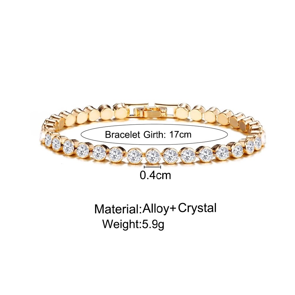 Exquisite Geometrie Tennis Armbänder für Weibliche AAA Zirkonia Kristall Perle Kette Partei Schmuck Zubehör