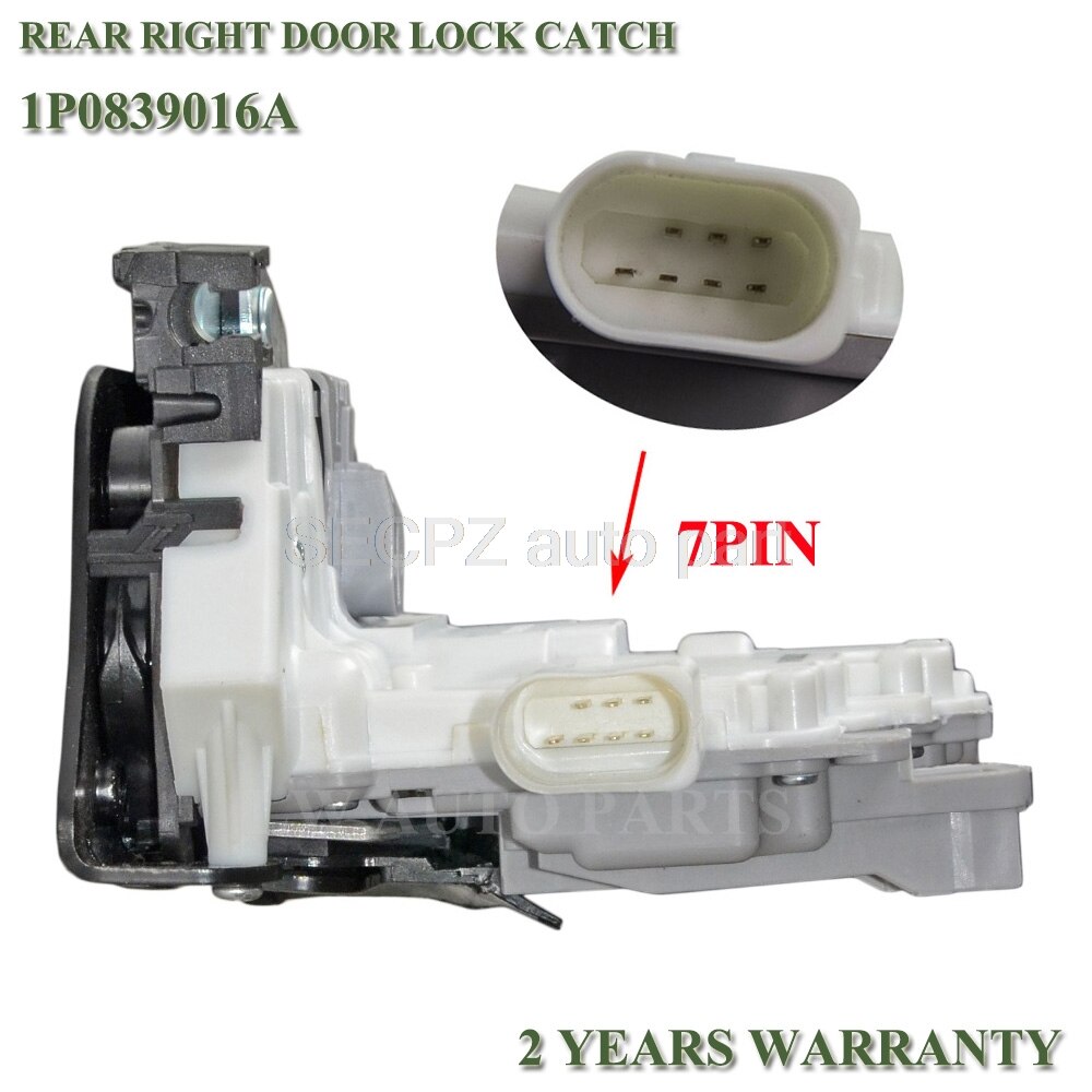 FOR SEAT ALTEA XL TOLEDO III Rear right Door Lock Catch Mechanism 1P0839016A 5P0839012C 5P0839012 5P0833056A W05P0839012