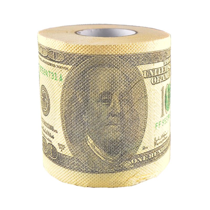 Grappig Gedrukt Patroon Thuis Bad Wc 2-ly Papier Houtpulp Tissue Decoratie 11 Uf