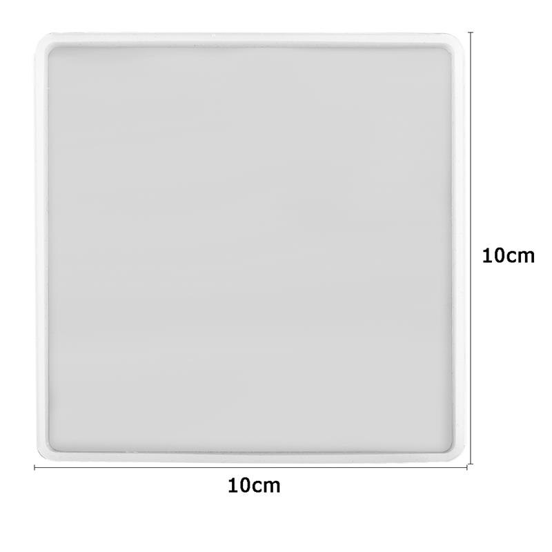 Forma de Retângulo Molde de Silicone DIY Molde de Resina Quadrado Redondo Coaster Epóxi UV DIY Ofício da Resina Decoração de Casa: 5