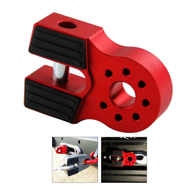 Flatlink Winch Shackle Mount Assembly Aluminum Flatlink Winch Shackle Mount Assembly for Tow Haul Truck, ATV UTV
