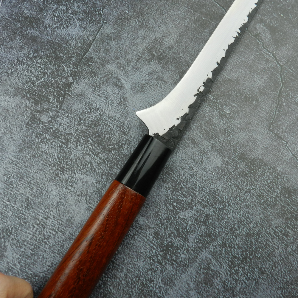 RZD 6 INCH Boning Filleting Knife Stainless Steel Slicing Meat Fish Wood Handle Japanese Style Box Cooking Accessory
