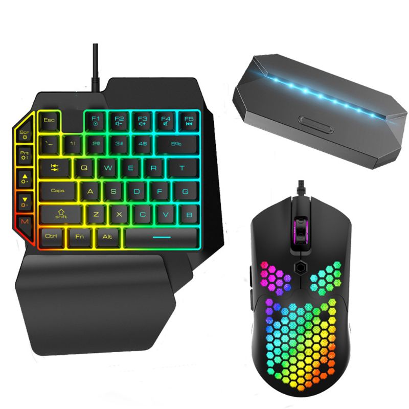 1 Pc G6 Keyboard Mouse Converter USB Extender for iPhone An-droid Mobile Phone Games